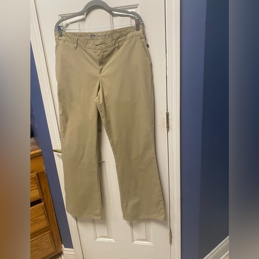 Dickies Flex Twill Pant Women's Industrial Work Size 14 Regular Slim Fit NEW